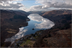 Aerial photo of Loch Earn